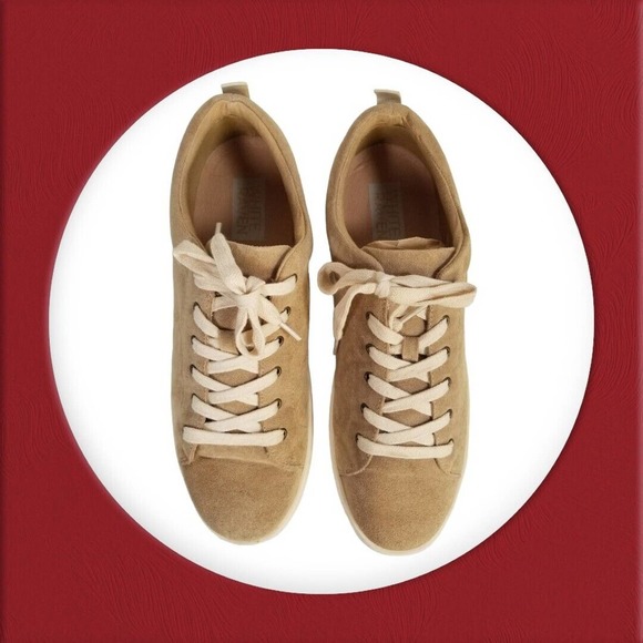 White Raven Sneakers Lace Up‎ Brown Leather Shoes Women's Size 10 - Picture 7 of 16